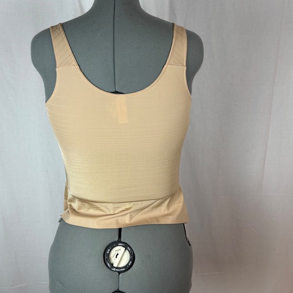 FLEXEES Shapewear Tank Top Bodysuit‎ Beige 2XL 2TG 2XG Tummy Control - Picture 3 of 9